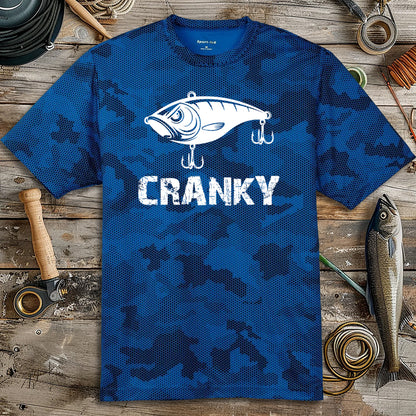 Cranky Crankbait - Performance Cameo T-Shirt