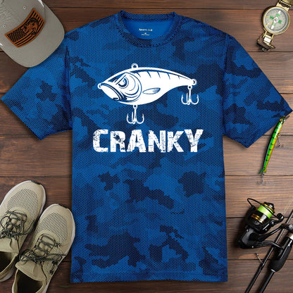 Cranky Crankbait - Performance Cameo T-Shirt