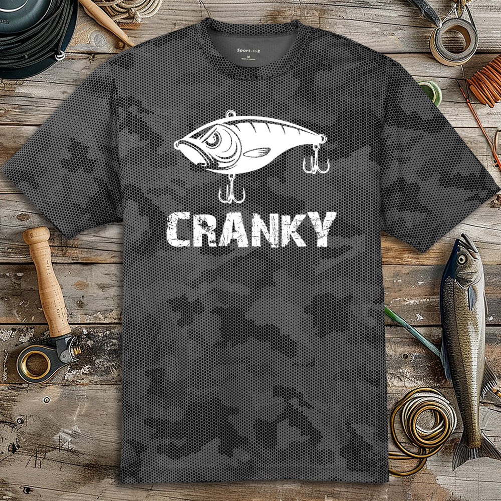 Cranky Crankbait - Performance Cameo T-Shirt