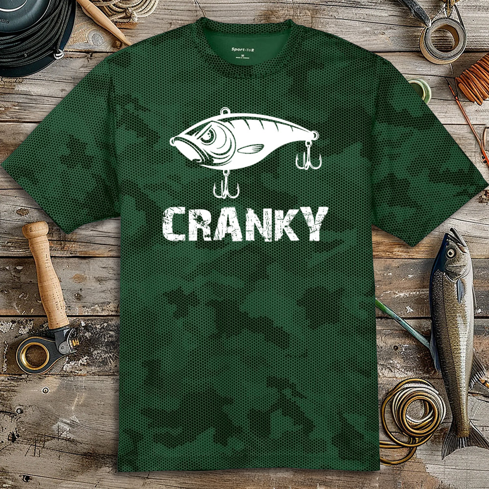 Cranky Crankbait - Performance Cameo T-Shirt