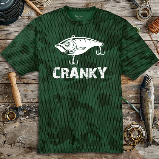 Cranky Crankbait - Performance Cameo T-Shirt