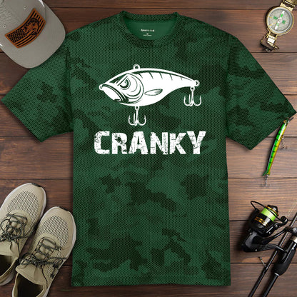Cranky Crankbait - Performance Cameo T-Shirt