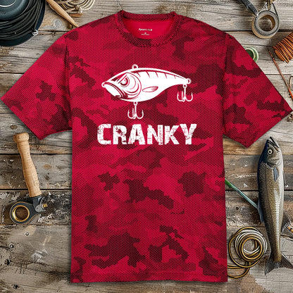 Cranky Crankbait - Performance Cameo T-Shirt