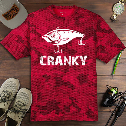 Cranky Crankbait - Performance Cameo T-Shirt